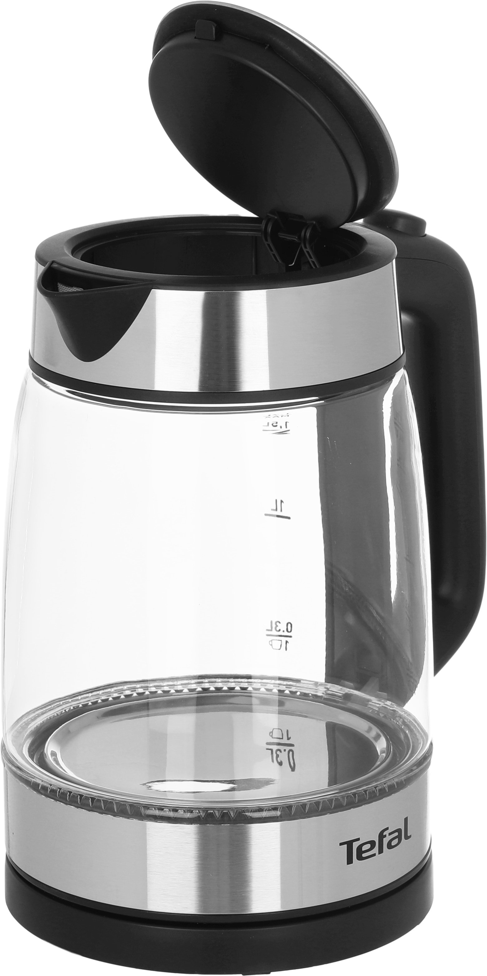 Tefal Glass Kettle, 1.7 Litres, 2200 Watts - Black product image 2
