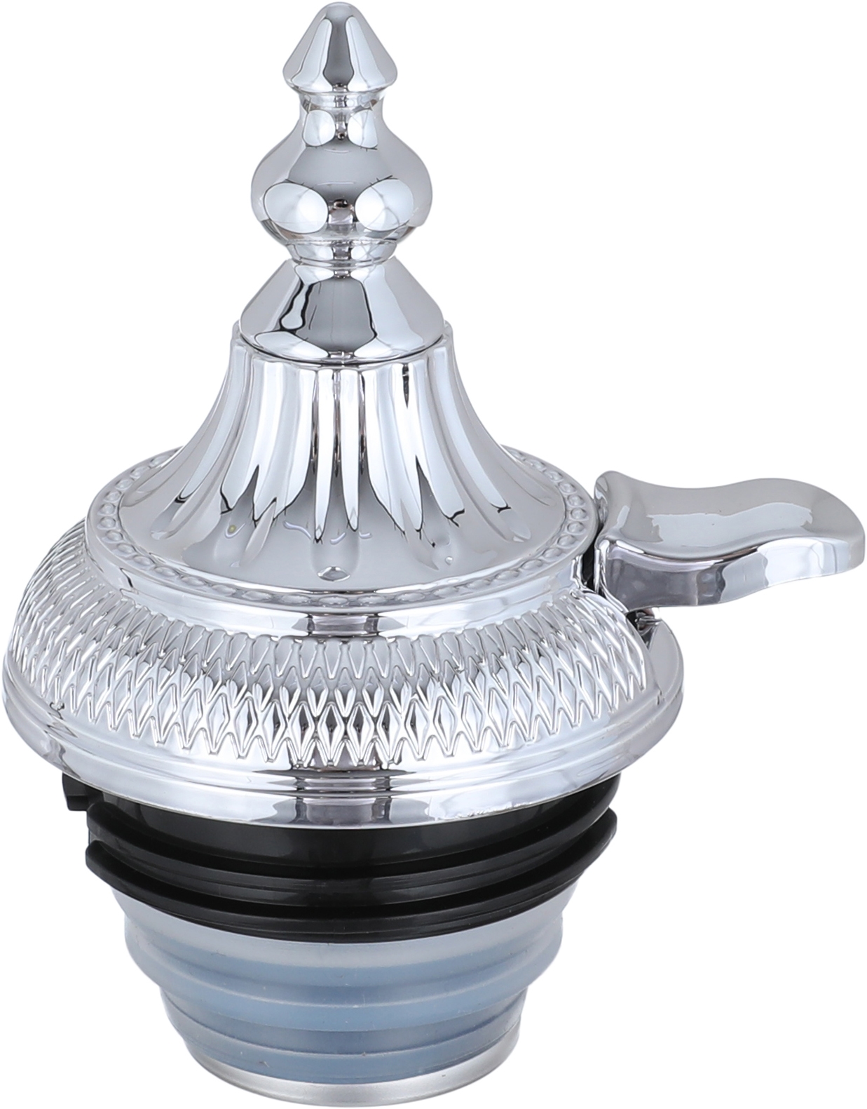 Alsaif Gallery Tamim Dallah Cover, Steel - Silver product image