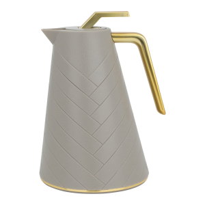 Glory glass thermos, 500 ml, plastic outer shell - gray product image 2