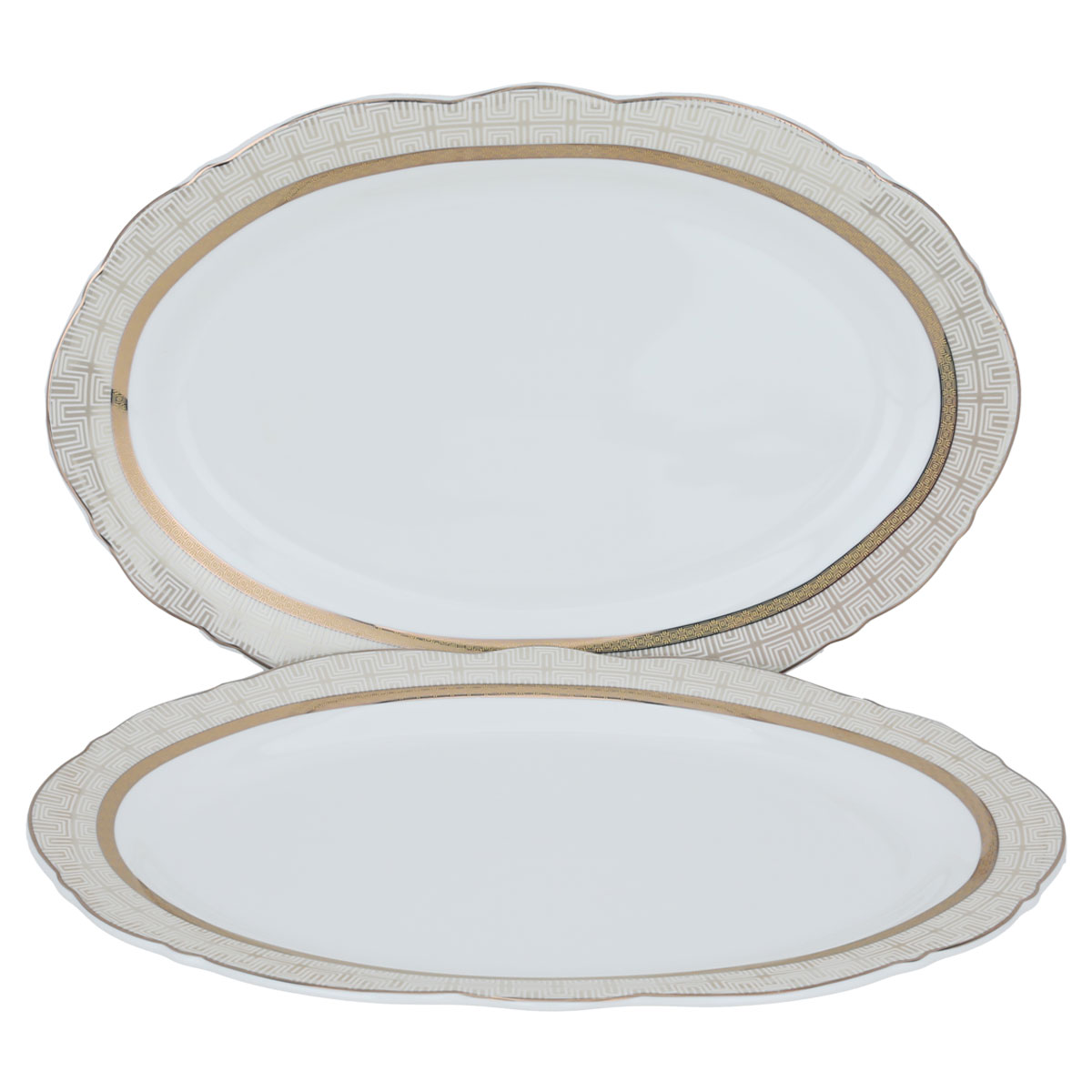 طقم سفرة بورسلان السيف غاليري، 65 قطعة - ابيض product image 4