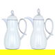 Al Saif Gallery Arwa thermos set, 1/1 liter, thermal glass inner container, plastic outer shell - silver white product image 1