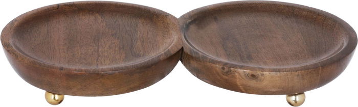 Al Saif Gallery Steel Yogurt Set, 13 x 16 x 28 cm, 3 pieces, wooden tofa, lid - brown product image 3