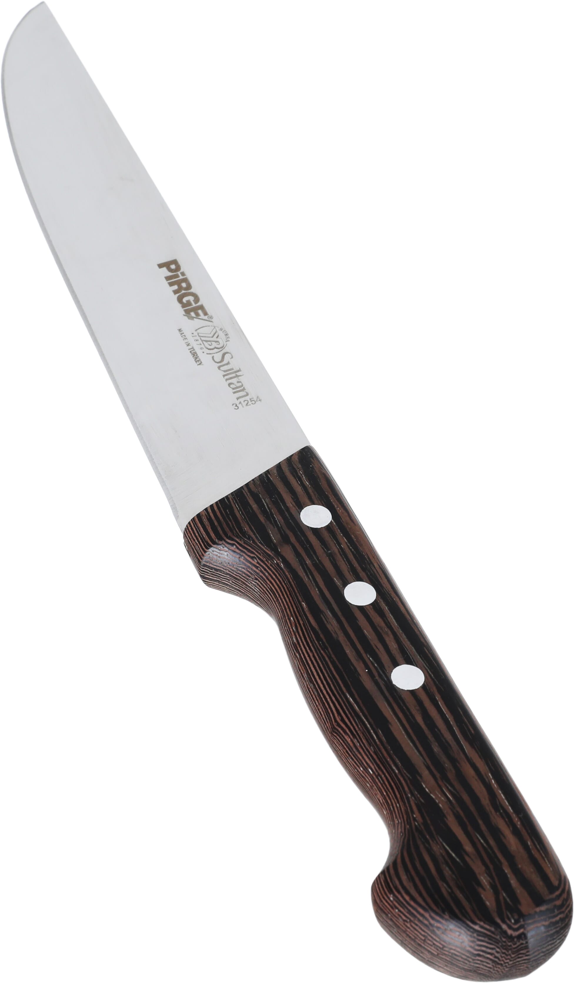 Al Saif Gallery steel knife, size 21 cm, wooden handle - black product image 1