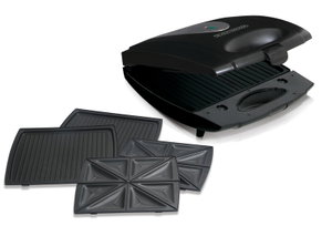Black TS4080-B5 & Decker Sandwich Maker, 1200/1400 Watts, 4 Plates - Black product image 2