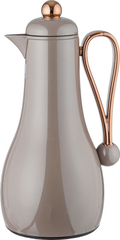 طقم ترامس غيم السيف غاليري، قطعتين، 1/1 لتر، حافظة داخلية زجاج، يد ذهبي - كابتشينو product image 6