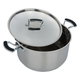 قدر استيل السيف غاليري( روكي)، 30سم -فضي product image 4