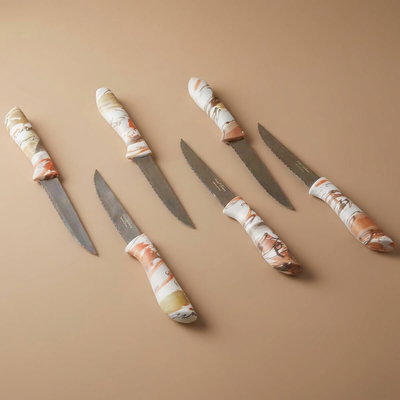 Al Saif Gallery Steel Knife Set, 6 Pieces - Multi Color product image 1