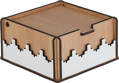 طقم مبخرة ارث السيف غاليري، 31x14x10 سم - بني داكن ابيض product image 4