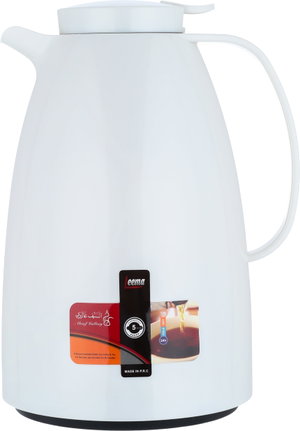 Al Saif Gallery Lima Thermos, 2 litres, compressor, thermal glass inner container, plastic outer shell - pearl product image 2