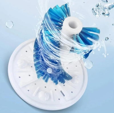 غسالة ملابس وأحذية 2×1 دي ال سي، 4.8 كجم، DLC-37155 - ابيض ازرق product image 3