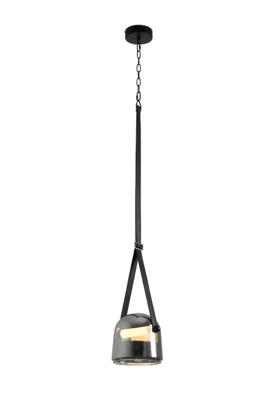 ثريا معلقة مودرن مشكاتي، 3000 كلفن ، LED، ألومنيوم زجاج- إسود product image 2