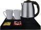 طقم غلاية كهربائية مع 2 كوب دينكس، 1500 واط، 1.8 لتر، DX2098 - فضي اسود product image 1
