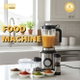 خلاط فواكه كهربائي 6×1 دينكس، 600 واط، 2 لتر، DX3234 - فضي اسود product image 5