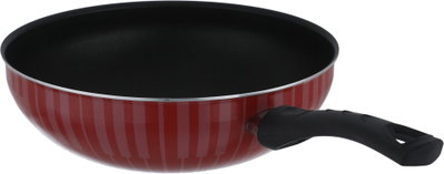 مقلاه تيفلون بغطاء زجاج السيف بلص، 28 سم، - احمر product image 5