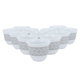 طقم فناجين قهوة عربي لمي بورسلان السيف غاليري، 6 قطع - ابيض فضي product image 1