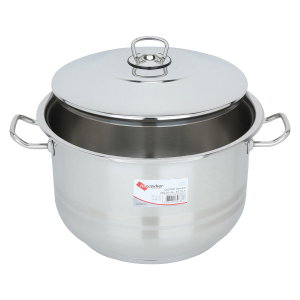 Al Saif Gallery steel pot, 28 x 18 cm, Turkish - silver product image 2