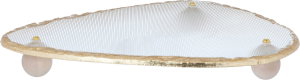 ستاند تقديم زجاج السيف غاليري، 27×17.5×3.5 سم، ارجل خشب - شفاف product image 2