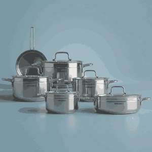 طقم قدور استيل الفا كوركماز،11 قطعة - فضي product image