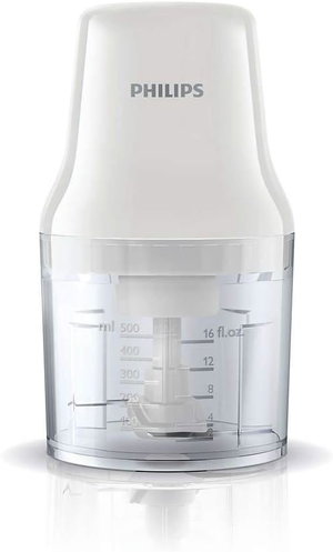 مفرمة لحوم فيليبس، 450 واط، 0.7 لتر، 2 شفرة، HR1393/01 - ابيض product image