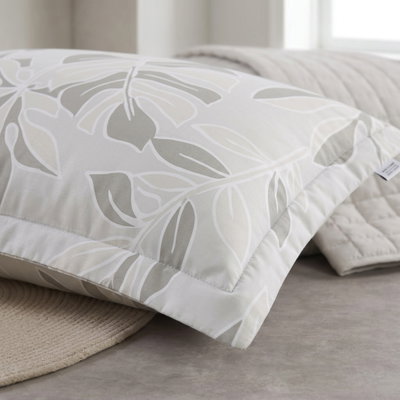 طقم لحاف ساليرنو مايكروفايبر، 240x260 سم، نفرين، 9 قطع - رصاصي product image 5