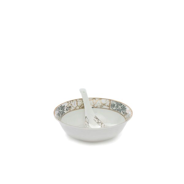 طقم سفرة بورسلان السيف غاليري، 86 قطعة - ابيض product image 3
