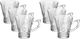 Al Saif Gallery glass tea set, 6 pieces - clear product image 1