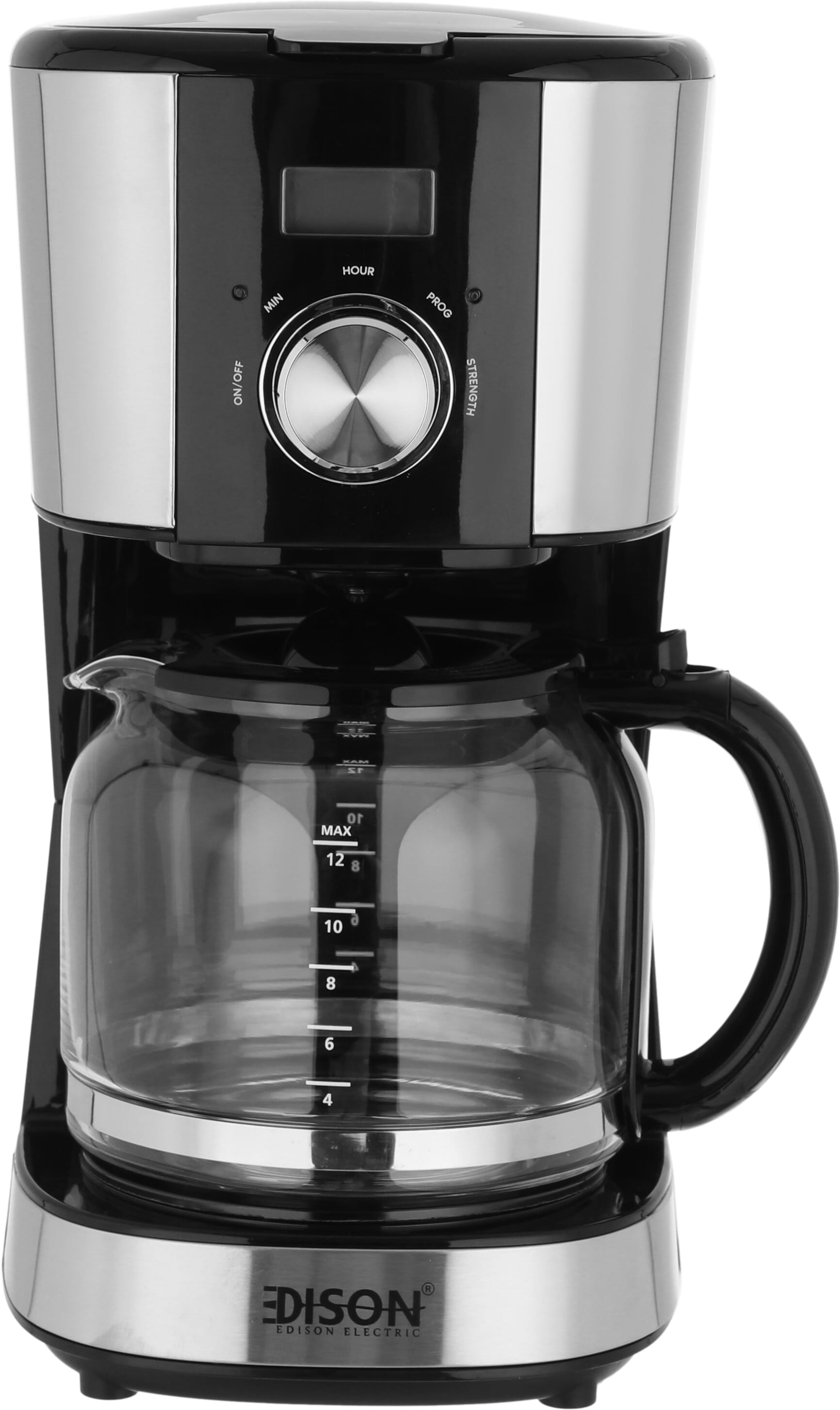 ماكينة قهوة إديسون، 1.5لتر، 900 واط - أسود product image