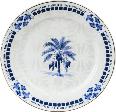 طقم عشاء بورسلان زجاج السيف غاليري، 24 قطعة، مشجر - ابيض ازرق product image 3