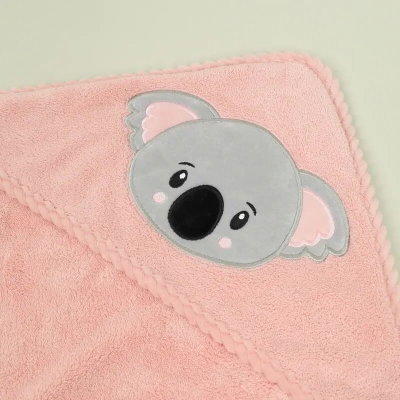 منشفة للرضيع كورال فليس ريفي، 100×100 سم - بينك product image 8