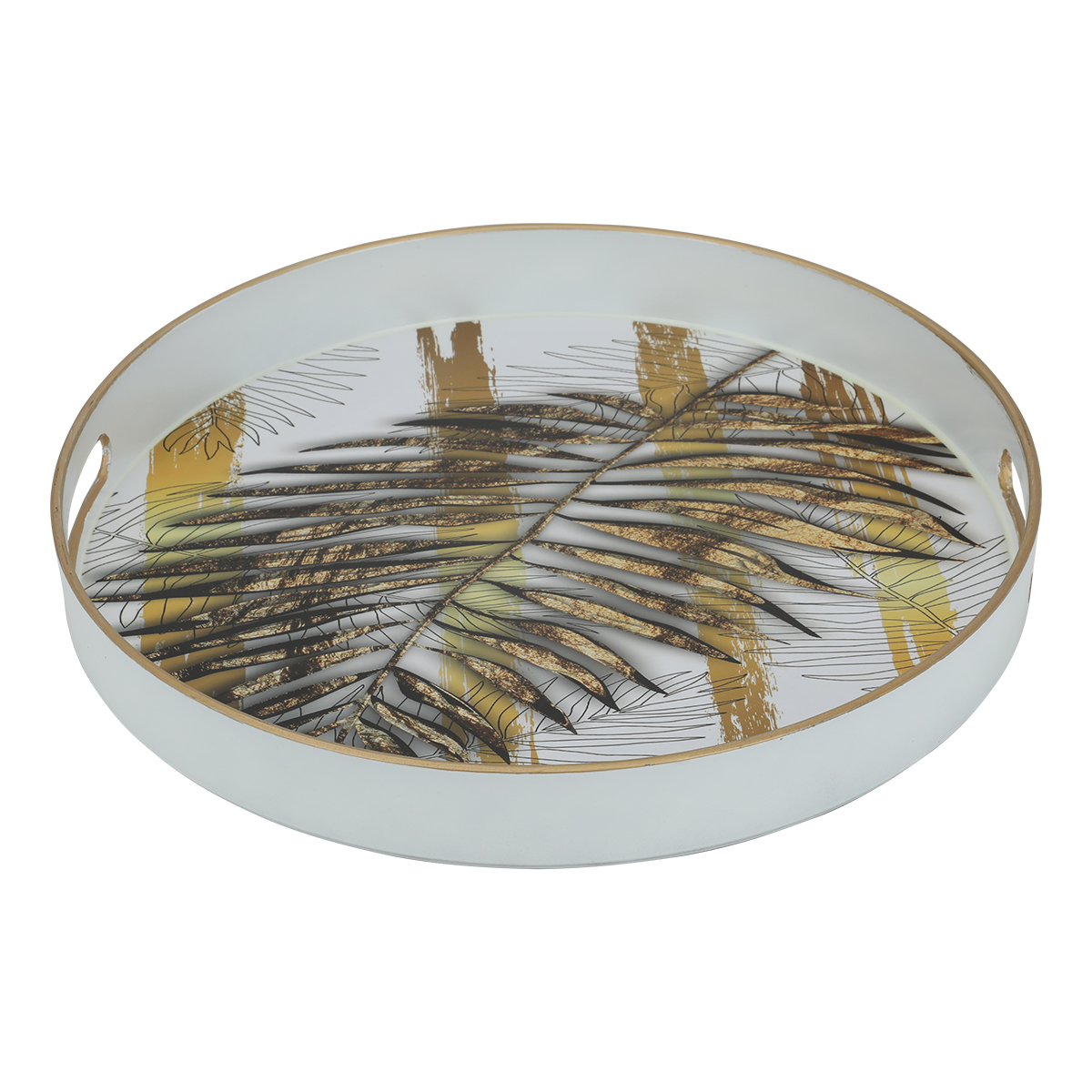 Al Saif Gallery Fabric Round Serving Topper, 33 x 33 x 4.3 cm - Multi-Colour product image 3