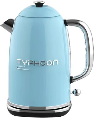 غلاية كهربائية تايفون، 2200 واط، 1.8 لتر، يد فضي، TY-01-002 BL - ازرق product image