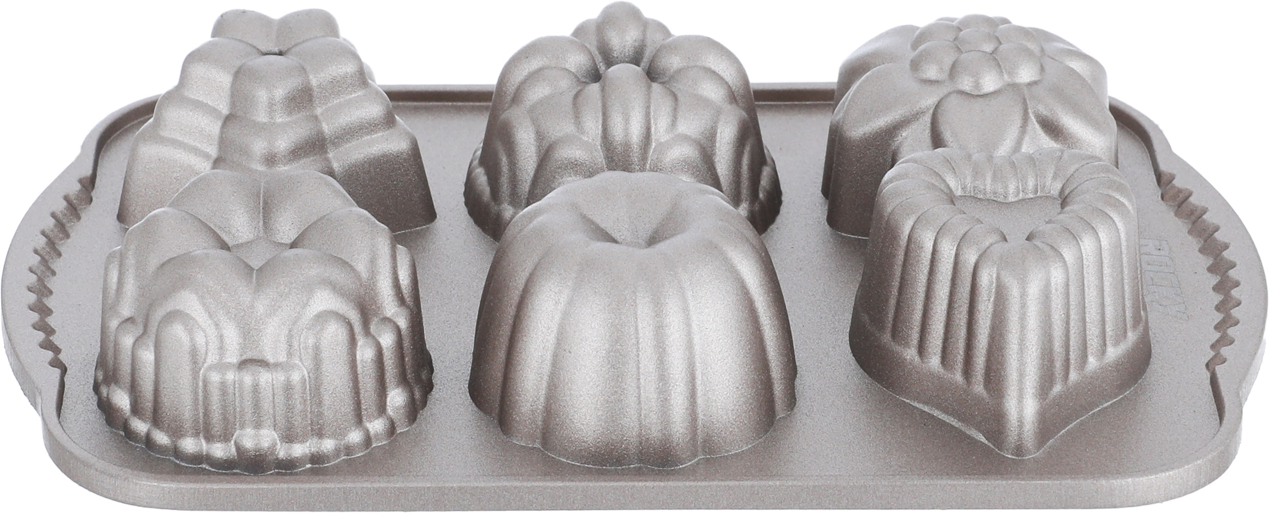 قالب كيك مافن جرانيت ماريسا لونينا، 6 خانات، 17.6x11x2.8 سم - ذهبي product image 4