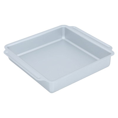 صينية فرن ألمونيوم السيف غاليري، 9×9×2 انش، مربع- فضي product image 3