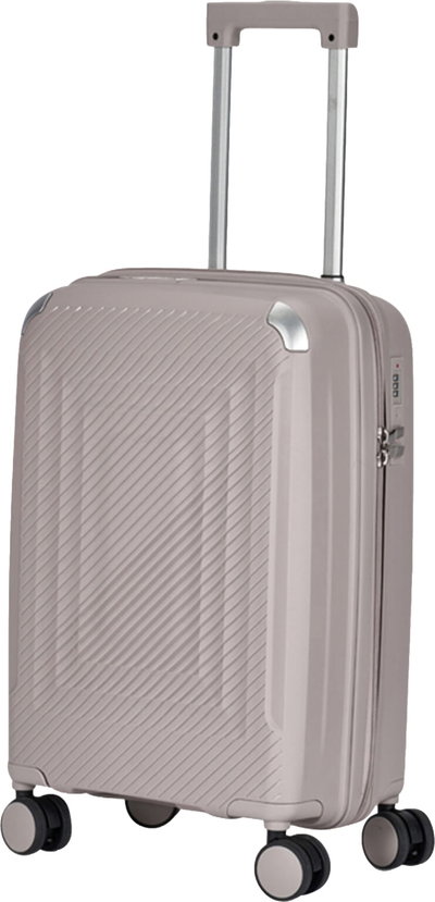 شنط كابينة طائرة بولي بروبلين ليمرا، 20 بوصة، 4 عجلات، زاويه 360 درجة، LMA-PP536 - بيج product image 1