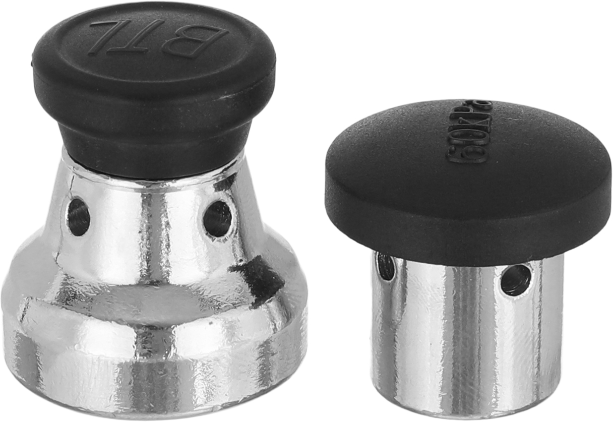 Volcano Steel Pressure Cooker Valve, Compatible with 5/7/9/11 Liter - Silver Black product image 1
