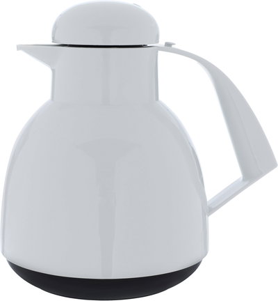 Helios thermos, 1 liter, thermal glass inner container, plastic outer shell - gray product image 2