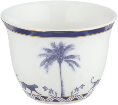 طقم فناجين قهوة سعودي بورسلان السيف غاليري، 12 قطعة - أبيض أزرق product image 2