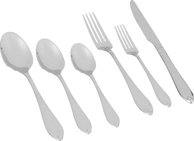 طقم أدوات مائدة استيل السيف غاليري، 36 قطعة - فضي product image 1