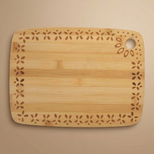 Al Saif Gallery Wood Cutting Board, Rectangle - Brown product image