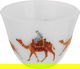 Al Saif Gallery Arcopal Porcelain Arabic Coffee Cups Set, 12 Pieces, Camel Pattern - White product image 2