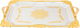 طقم طوفريات استيل السيف غاليري، 3 قطع، بحواف ذهبي - فضي product image 3