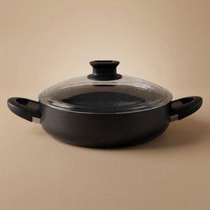 Korkmaz Granite Frying Pan, 2.7 Liters, 24x7 cm - Black product image