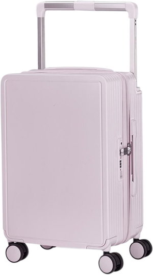شنطة سفر بولي كربونات ليمرا، 20 بوصة، 4 عجلات، حركة بزاوية 360 درجة، PC1217-3 - وردي product image