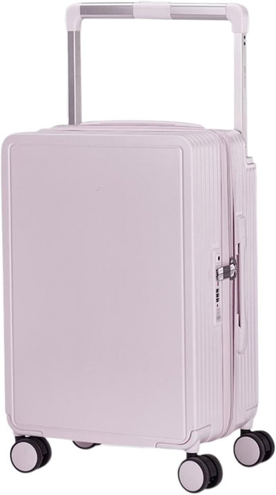شنطة سفر بولي كربونات ليمرا، 20 بوصة، 4 عجلات، حركة بزاوية 360 درجة، PC1217-3 - وردي product image 1