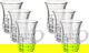 Teapots with Max Glass Glass Handle, Golden Line, 6 Pieces - Clear product image 1