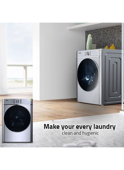 Arrow RO-10FWMS Automatic Washing Machine, 10 kg, Drying Capacity 6 kg, 1400 RPM, Front Loading, Inverter - Silver product image 10