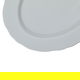 Al Saif Gallery porcelain serving plate, 10 inches, flat oval - white product image 3