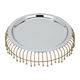 سخان استيل السيف غاليري، 35×35×7.6 سم، قاعدة - فضي ذهبي product image 2