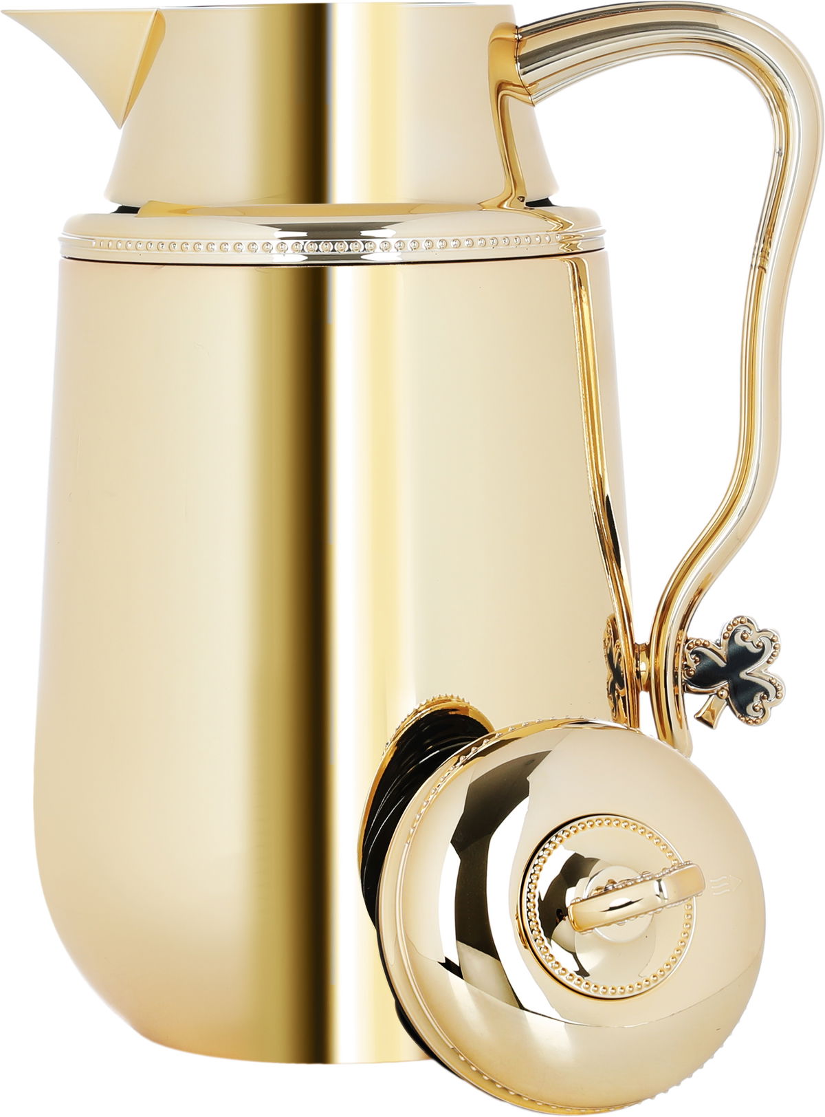 Al Saif Gallery Fatima Steel thermos Set, 1 - 0.7 L, 2 Pieces - Gold product image 5