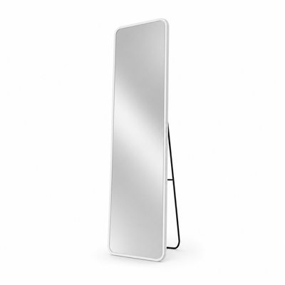 مراية ستاند زجاج، 170×50 سم، ستاند معدن - ابيض product image 2